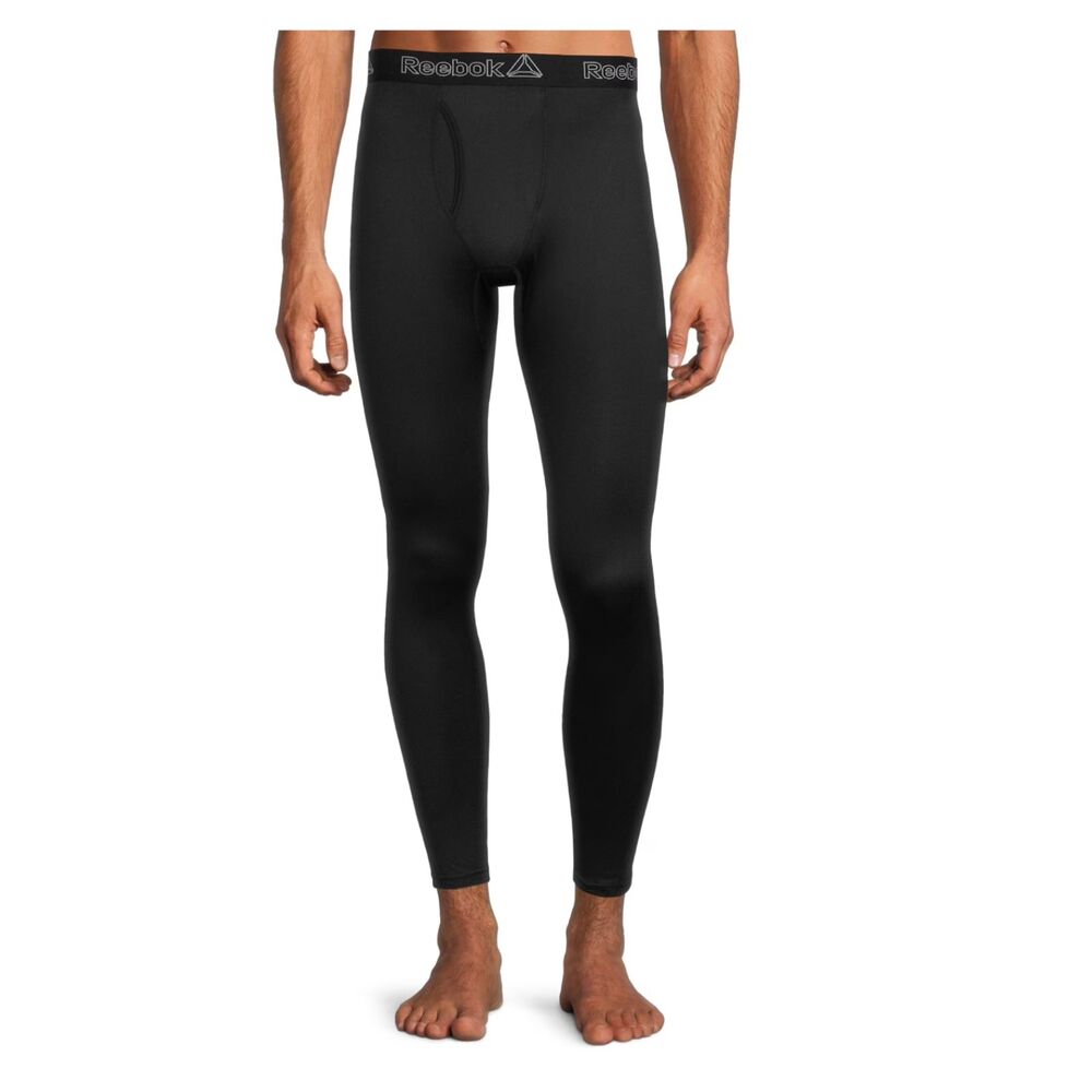 Reebok Men’s Performance Base Layer Pant w/ Fly (Thermal Bottoms) 2XL NEW